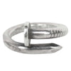 CHROME HEARTS クロムハーツ（原本無） NAIL FLAT RING ネイル フラット リング シルバー系 11号【中古】