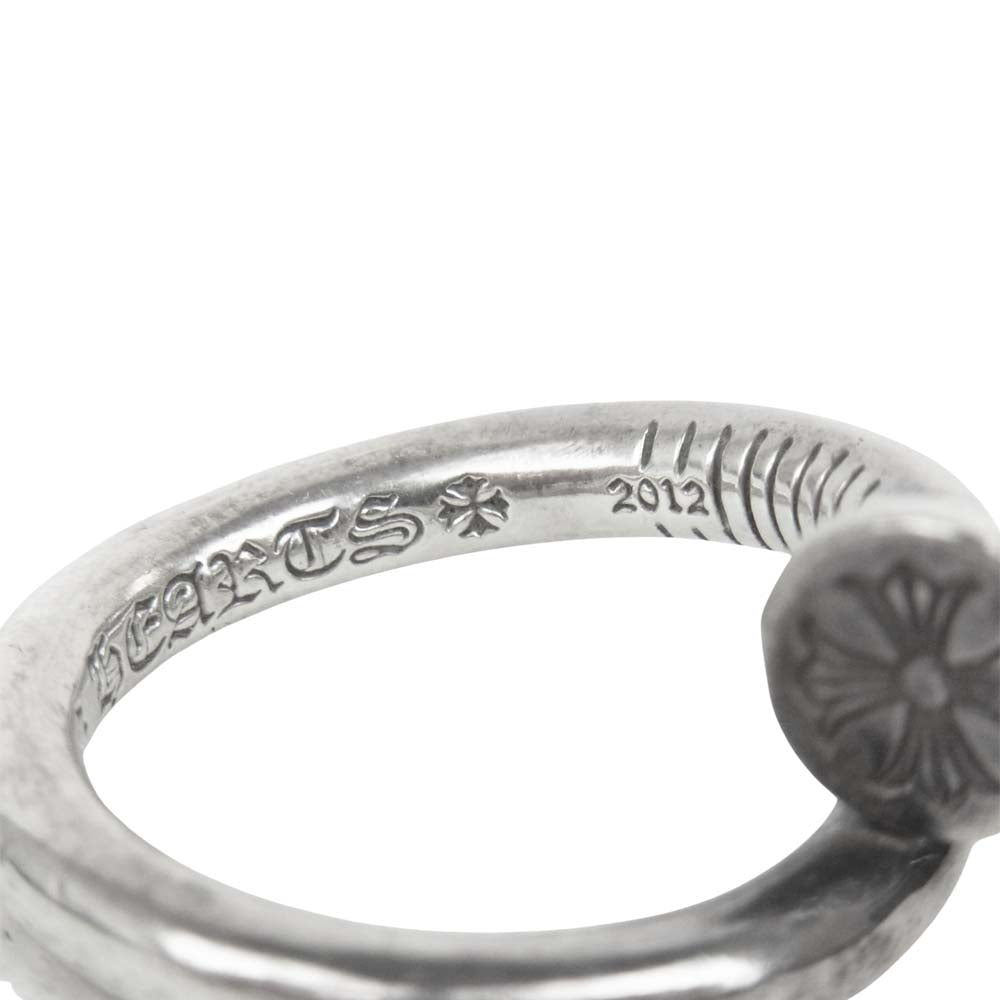 CHROME HEARTS クロムハーツ（原本無） NAIL FLAT RING ネイル フラット リング シルバー系 11号【中古】