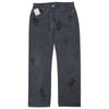CHROME HEARTS クロムハーツ（原本有） × Levi's リーバイス 501 ブラックデニム W36 クロスパッチ デニム パンツ ダークグレー系 36【極上美品】【中古】