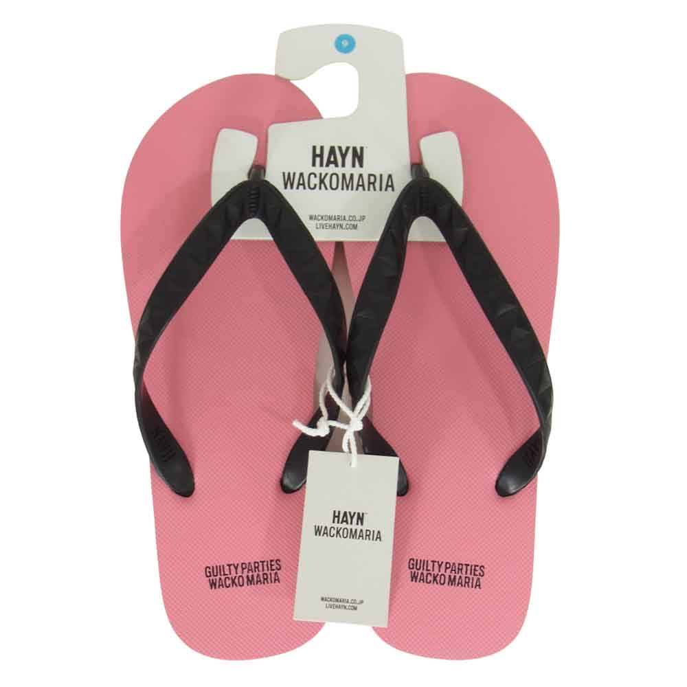 WACKO MARIA ワコマリア 21SS HAYN ビーチサンダル ピンク系 サイズ表記無し【新古品】【未使用】【中古】
