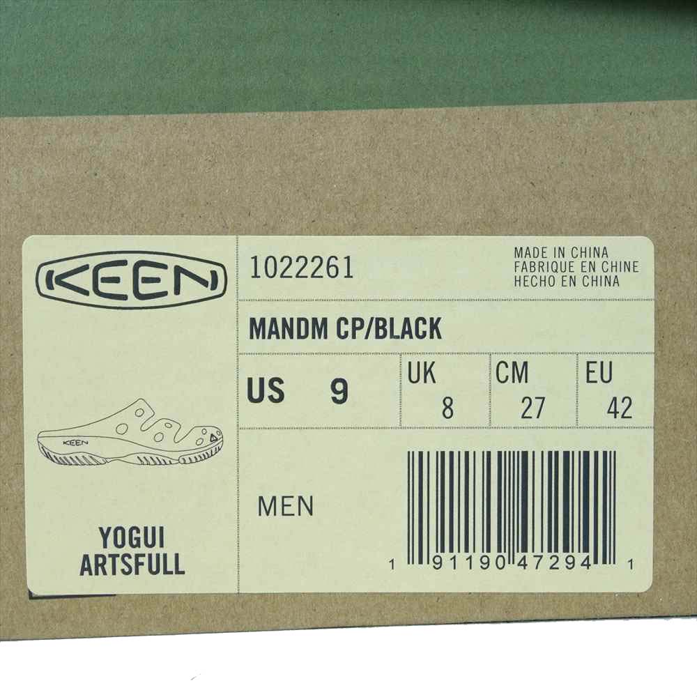 KEEN キーン ヨギ アーツフル カーキ系 US 9【新古品】【未使用】【中古】