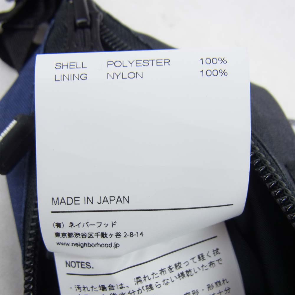 NEIGHBORHOOD ネイバーフッド 212TQNH-CG08 BANDANA CHOPPED SACOCHE バンダナ サコッシュ ブラック系 ブルー系【新古品】【未使用】【中古】