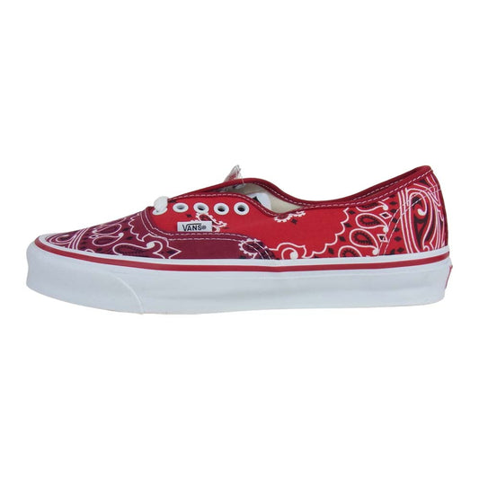 VANS バンズ VN0A4BV99RA BEDWIN ベドウィン バンダナ オーセンティック レッド系 27.0cm【新古品】【未使用】【中古】