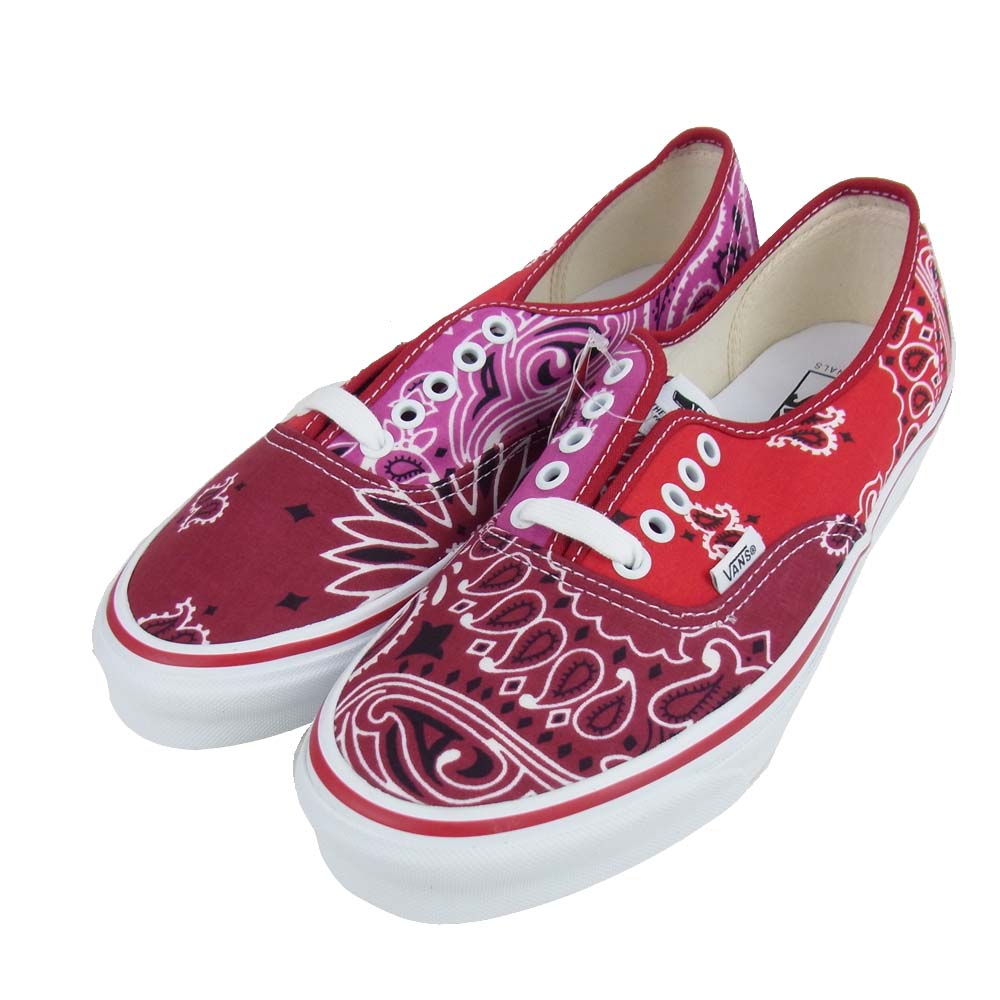 VANS バンズ VN0A4BV99RA BEDWIN ベドウィン バンダナ オーセンティック レッド系 27.0cm【新古品】【未使用】【中古】