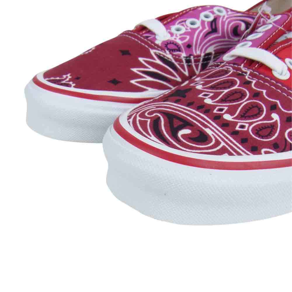 VANS バンズ VN0A4BV99RA BEDWIN ベドウィン バンダナ オーセンティック レッド系 27.0cm【新古品】【未使用】【中古】