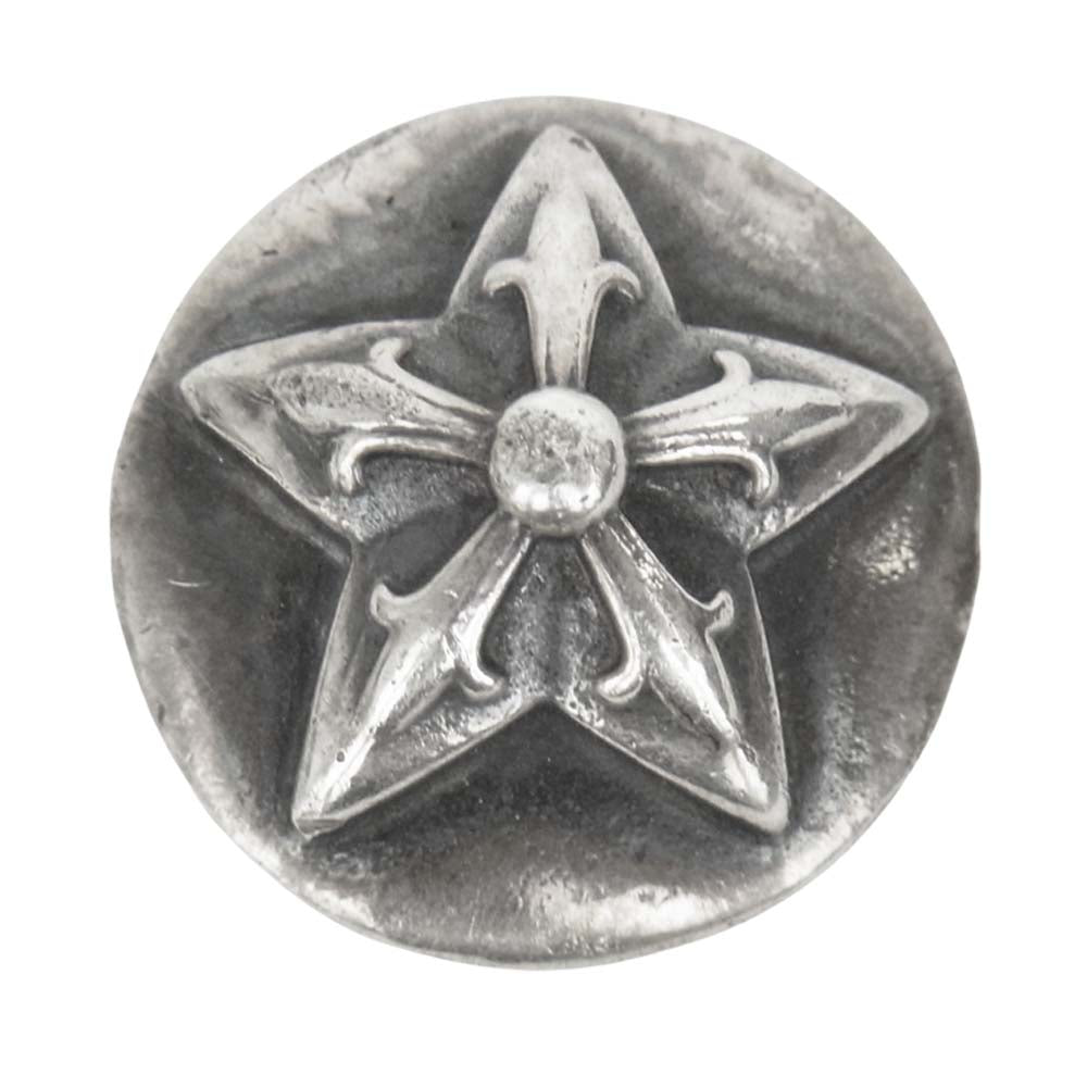 CHROME HEARTS クロムハーツ（原本無） スターボタン ヘアゴム コンチョ シルバー系【中古】