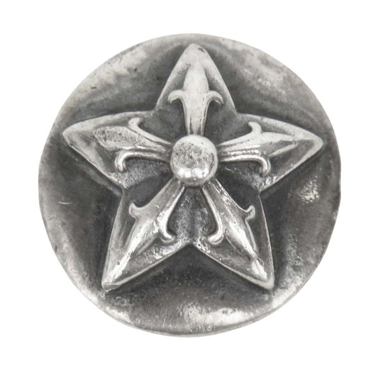 CHROME HEARTS クロムハーツ（原本無） スターボタン ヘアゴム コンチョ シルバー系【中古】