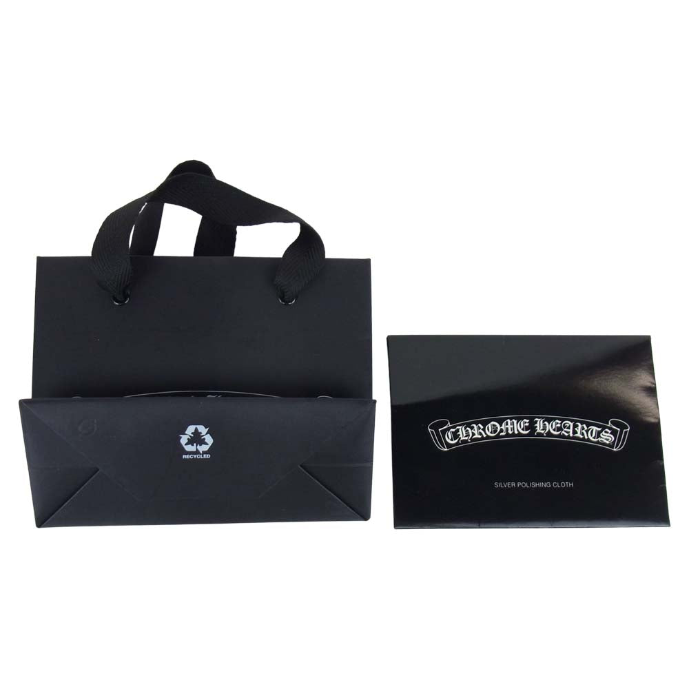 CHROME HEARTS クロムハーツ（原本無） フローラルクロス ワイドカフ バングル ブレスレット シルバー系【中古】