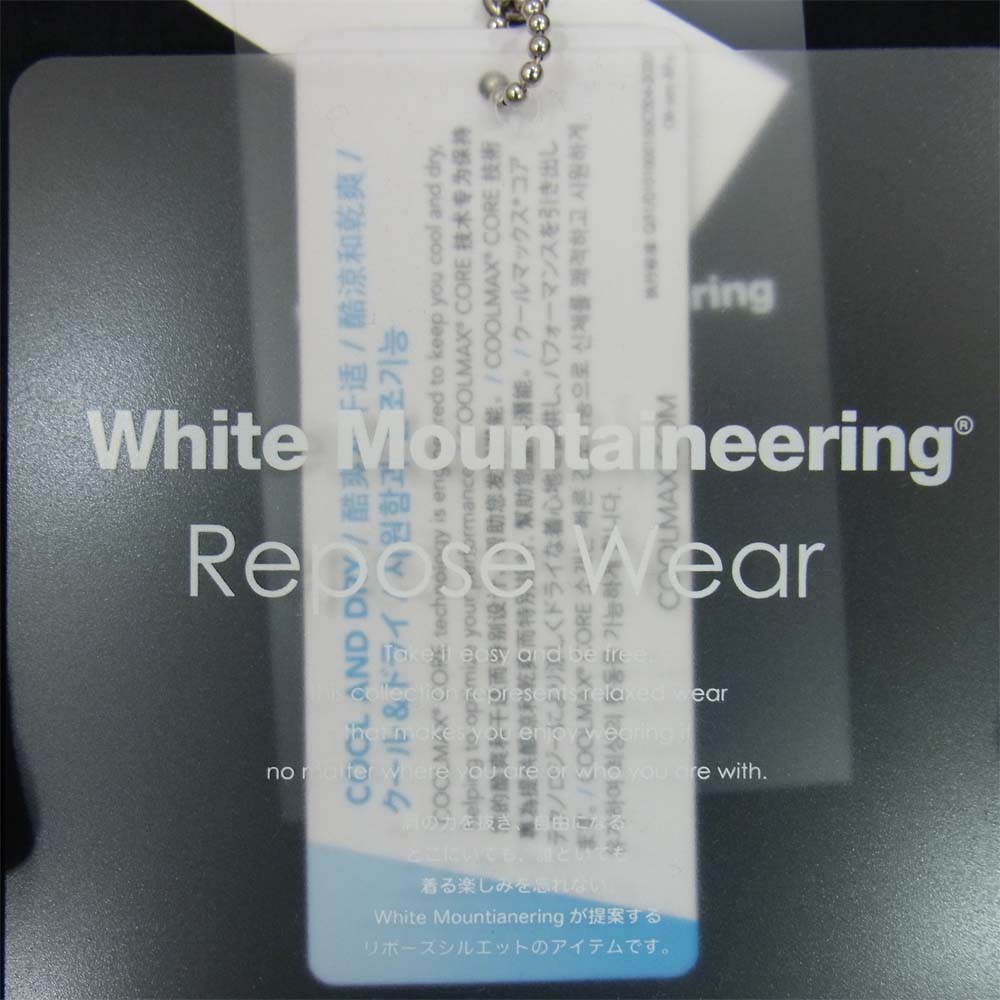 WHITE MOUNTAINEERING ホワイトマウンテニアリング RW2171108 REPOSE WEAR for Summer season LONG SLEEVES SHIRT 長袖 シャツ ブラック系 3【新古品】【未使用】【中古】