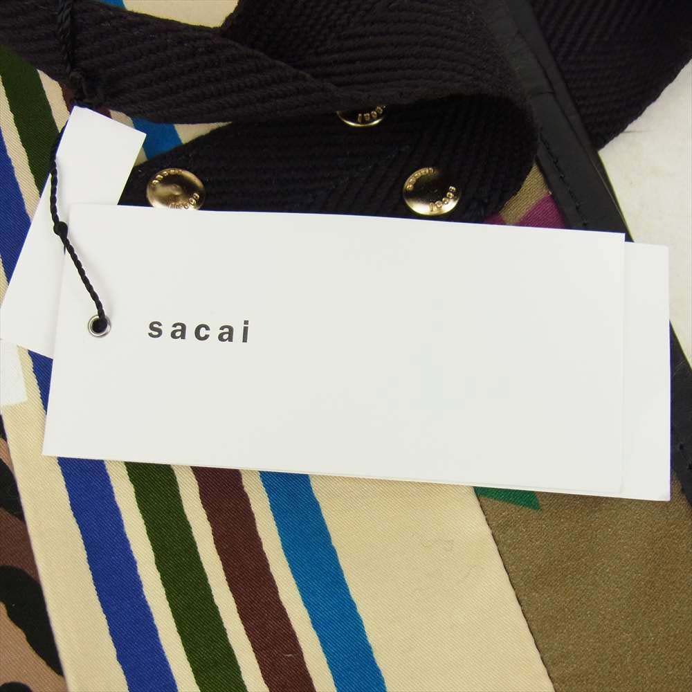 Sacai サカイ ２１SS 21-0193S Hank Willis Thomas LOVEOVERRULES TOTE Bag グラフィック トート バッグ 664 OS【新古品】【未使用】【中古】