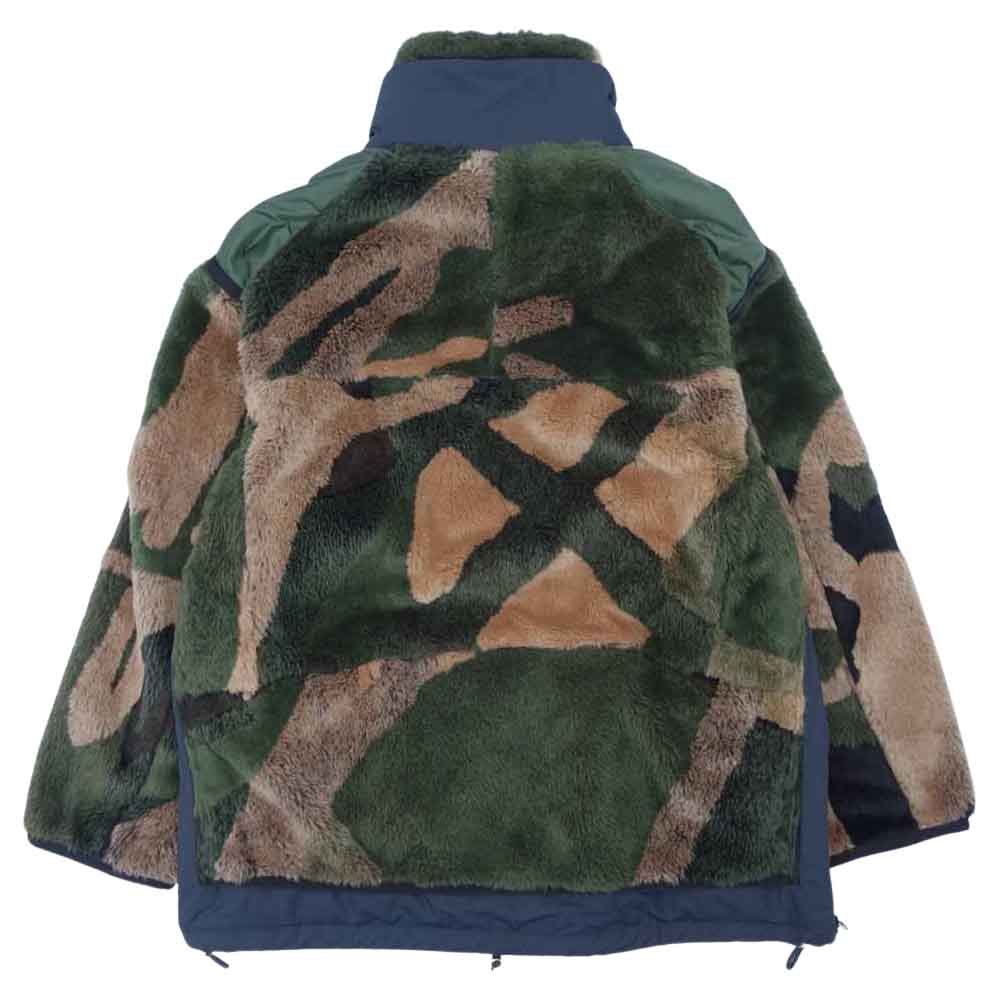 Sacai サカイ ２１AW 21-02559 KAWS カウズ Jacquard Faux Fur Blouson ジャガード ファー ブルゾン マルチカラー系 936 3【新古品】【未使用】【中古】