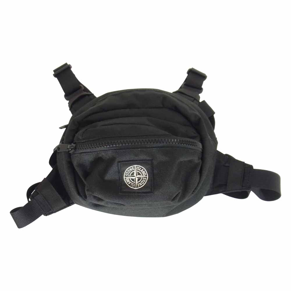 STONE ISLAND ストーンアイランド Bumb bag ショルダー ヒップ バッグ ブラック系【中古】