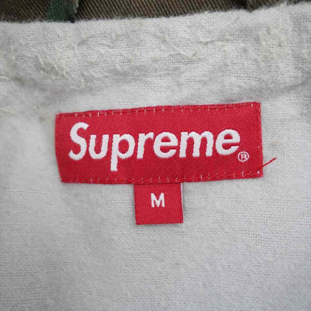 Supreme シュプリーム 15AW Twill Coach Jacket ツイル コーチ ジャケット グリーン系 カモ柄 M【中古】