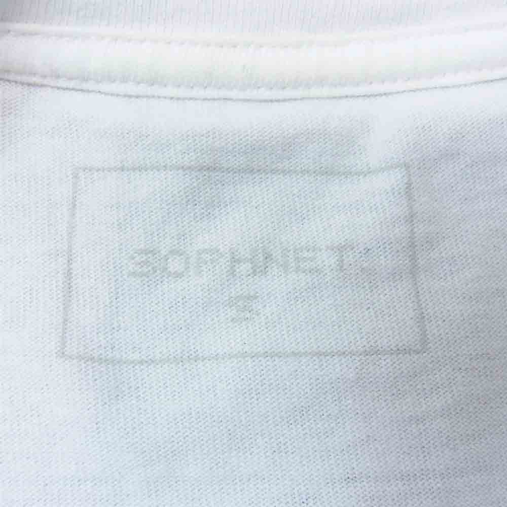 SOPHNET. ソフネット SOPH-189098 FAKE BORDER LAYERED LONG SLEEVE TEE カットソー ホワイト系 S【中古】