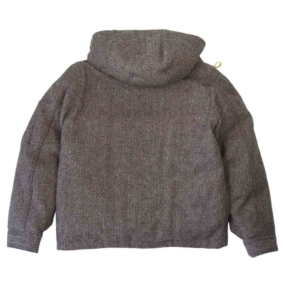 THE NORTH FACE ノースフェイス ND2760N PURPLE LABEL Harris Tweed Mountain Short Down Parka パープル レーベル ハリスツイード マウンテン ショート ダウン パーカ ブラウン系 S【中古】