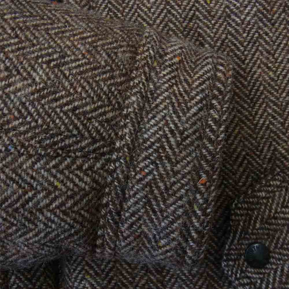 THE NORTH FACE ノースフェイス ND2760N PURPLE LABEL Harris Tweed Mountain Short Down Parka パープル レーベル ハリスツイード マウンテン ショート ダウン パーカ ブラウン系 S【中古】