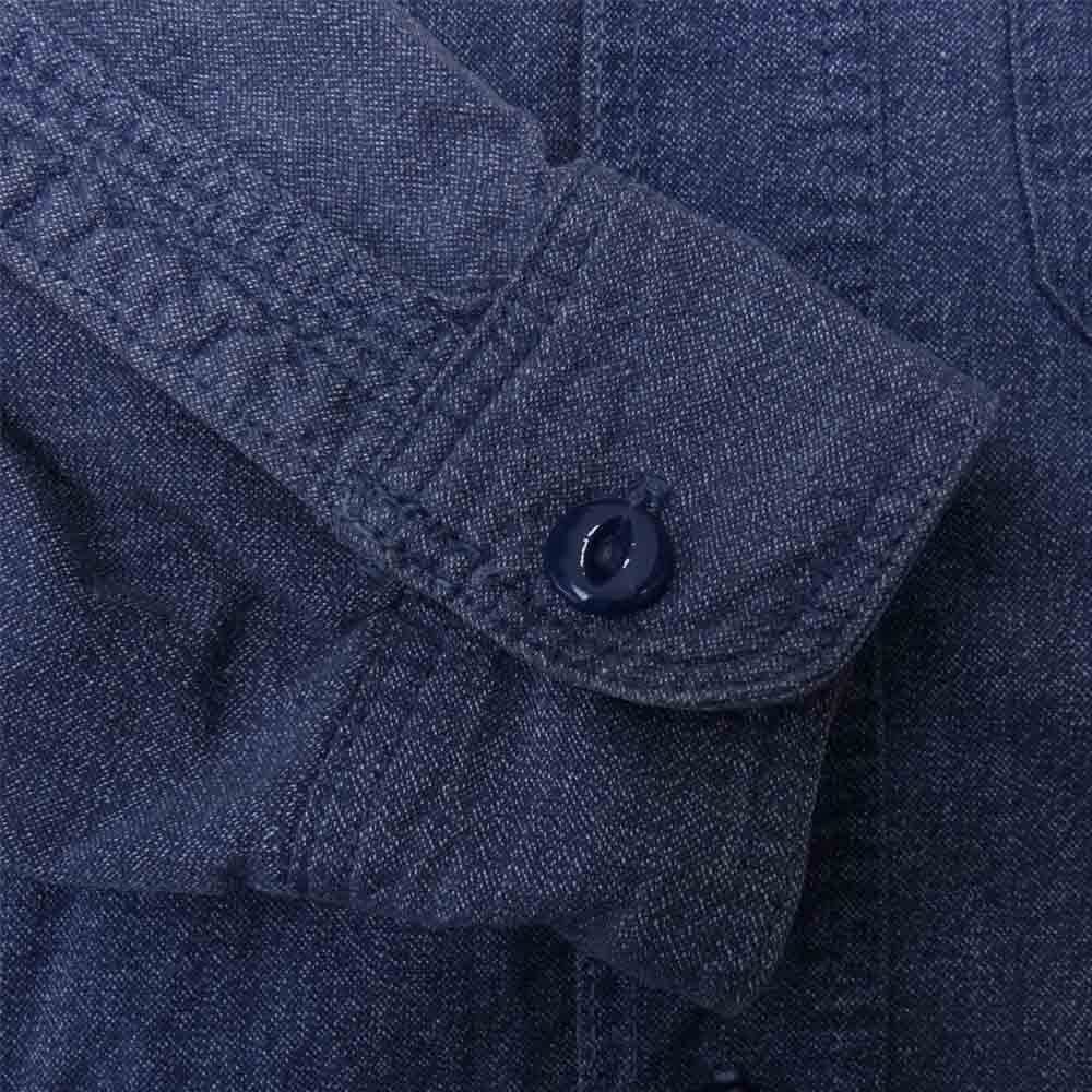 The REAL McCOY'S ザリアルマッコイズ Joe McCOY 8HOUR UNION ワークシャツ インディゴブルー系【中古】