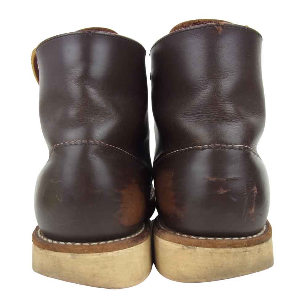 RED WING レッドウィング 8160 刺繍羽 ガラスレザー ブラウン系 US 6【中古】