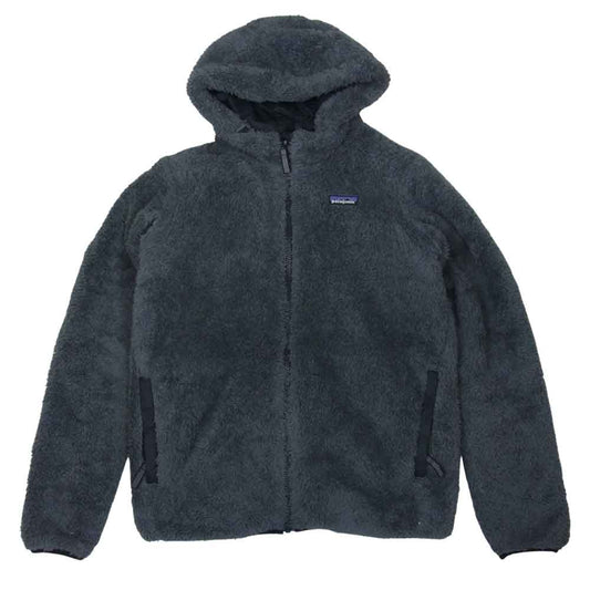 patagonia パタゴニア 19AW 68180 Girls Reversible Dream Song Hoody ガールズ リバーシブル ドリーム ソング フーディー ブラック系 グレー系 XXL【中古】