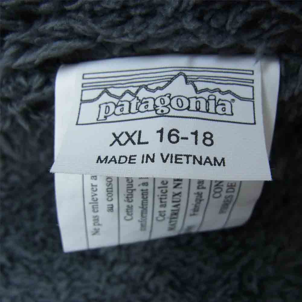 patagonia パタゴニア 19AW 68180 Girls Reversible Dream Song Hoody ガールズ リバーシブル ドリーム ソング フーディー ブラック系 グレー系 XXL【中古】