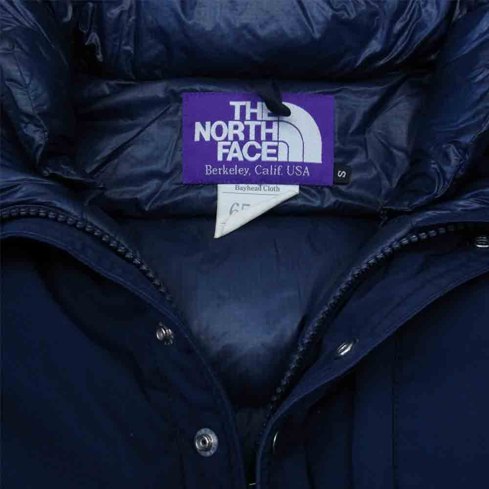 THE NORTH FACE ノースフェイス ND2558N パープルレーベル 65/35 Mountain Short Down Parka マウンテン ショート ダウン パーカ ネイビー系 S【中古】