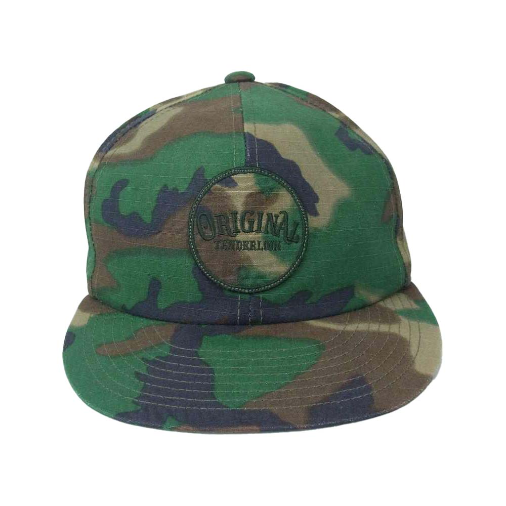 TENDERLOIN テンダーロイン T-TRUCKER CAP カモ キャップ カーキ系【中古】