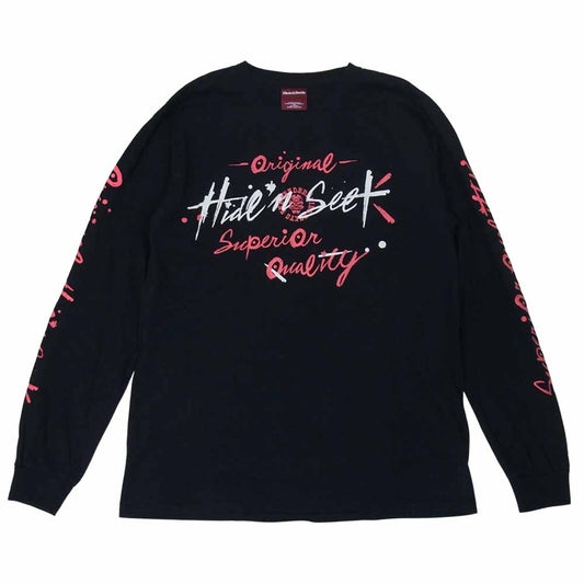 TENDERLOIN テンダーロイン 20AW HIDE AND SEEK ハイドアンドシーク ロンT Tシャツ ブラック系 M【中古】