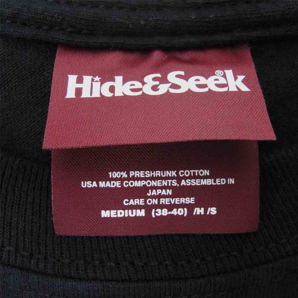 TENDERLOIN テンダーロイン 20AW HIDE AND SEEK ハイドアンドシーク ロンT Tシャツ ブラック系 M【中古】