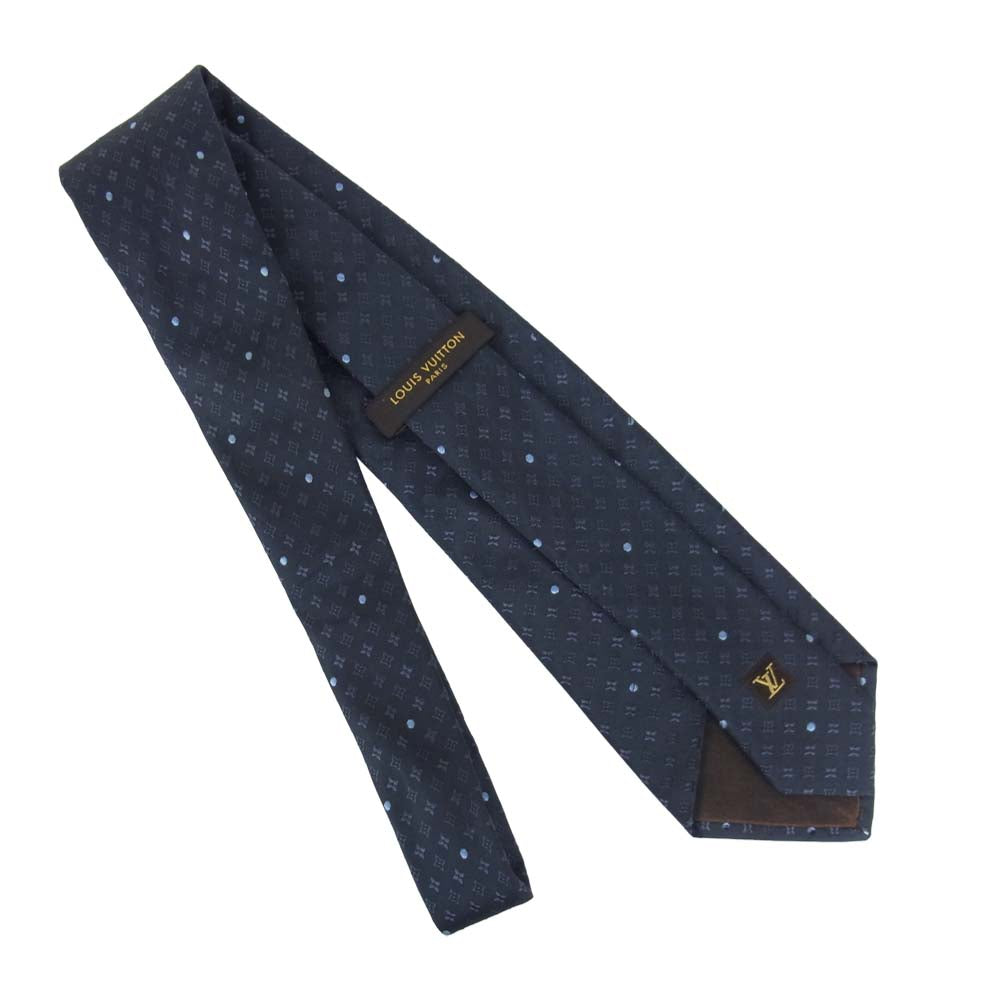 LOUIS VUITTON ルイ・ヴィトン モノグラム ネクタイ ブラック系【中古】