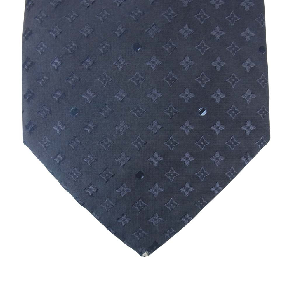 LOUIS VUITTON ルイ・ヴィトン モノグラム ネクタイ ブラック系【中古】