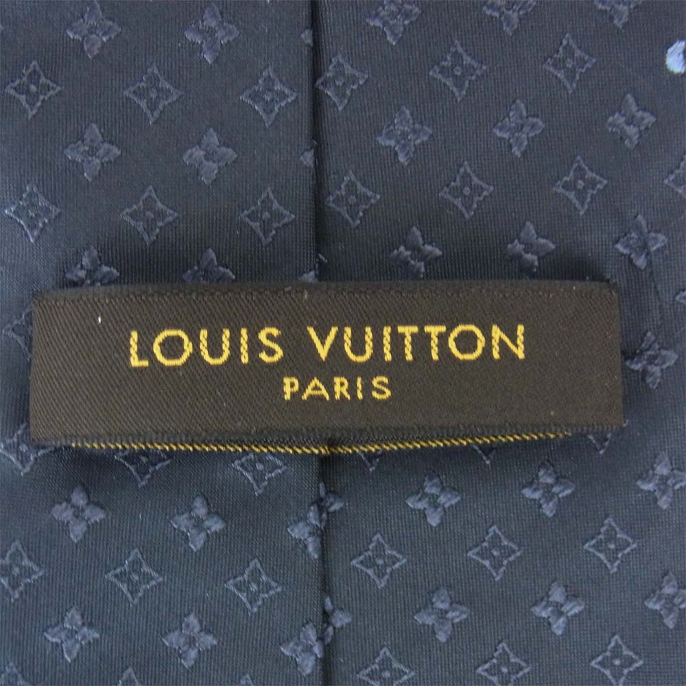 LOUIS VUITTON ルイ・ヴィトン モノグラム ネクタイ ブラック系【中古】