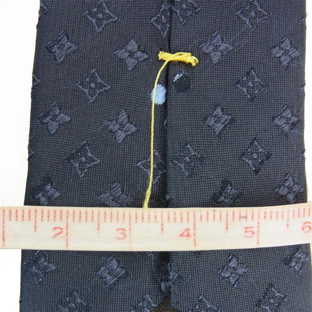 LOUIS VUITTON ルイ・ヴィトン モノグラム ネクタイ ブラック系【中古】