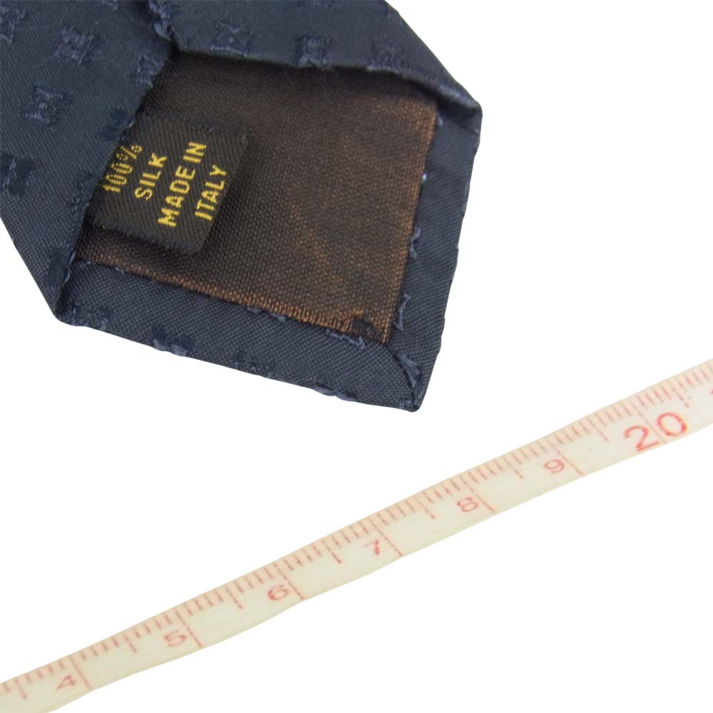 LOUIS VUITTON ルイ・ヴィトン モノグラム ネクタイ ブラック系【中古】