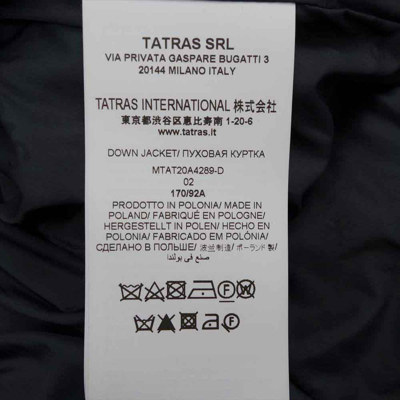TATRAS タトラス MTAT20A4289-D 国内正規品 DOMIZIANO ドミッツィアーノ ブラック系 02【中古】