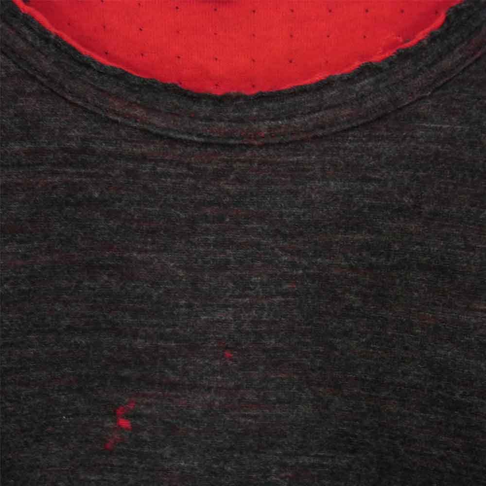 COMME des GARCONS HOMME コムデギャルソンオム ad2003 コットン ウール L/S TEE ダークグレー系 M【中古】