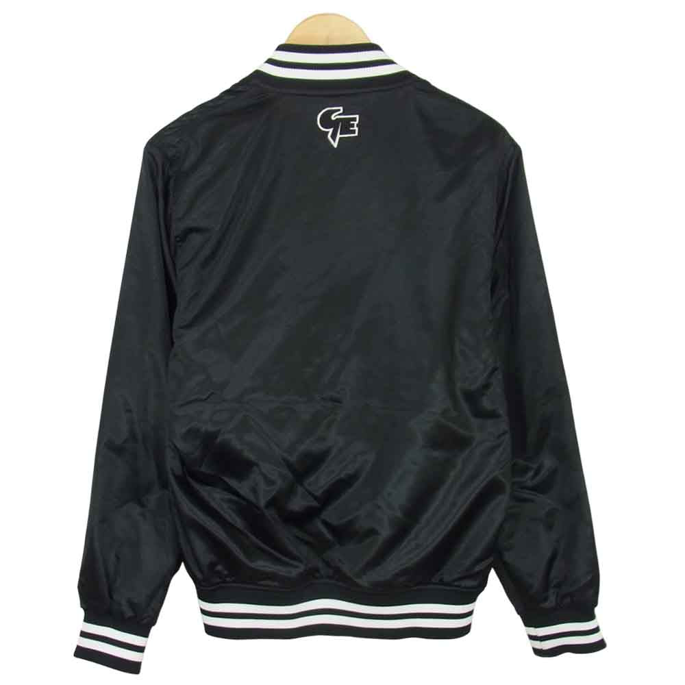 GOODENOUGH グッドイナフ 復刻 SATIN DUGOUT JACKET サテン ダグ アウト スタジャン ブラック系 M【中古】