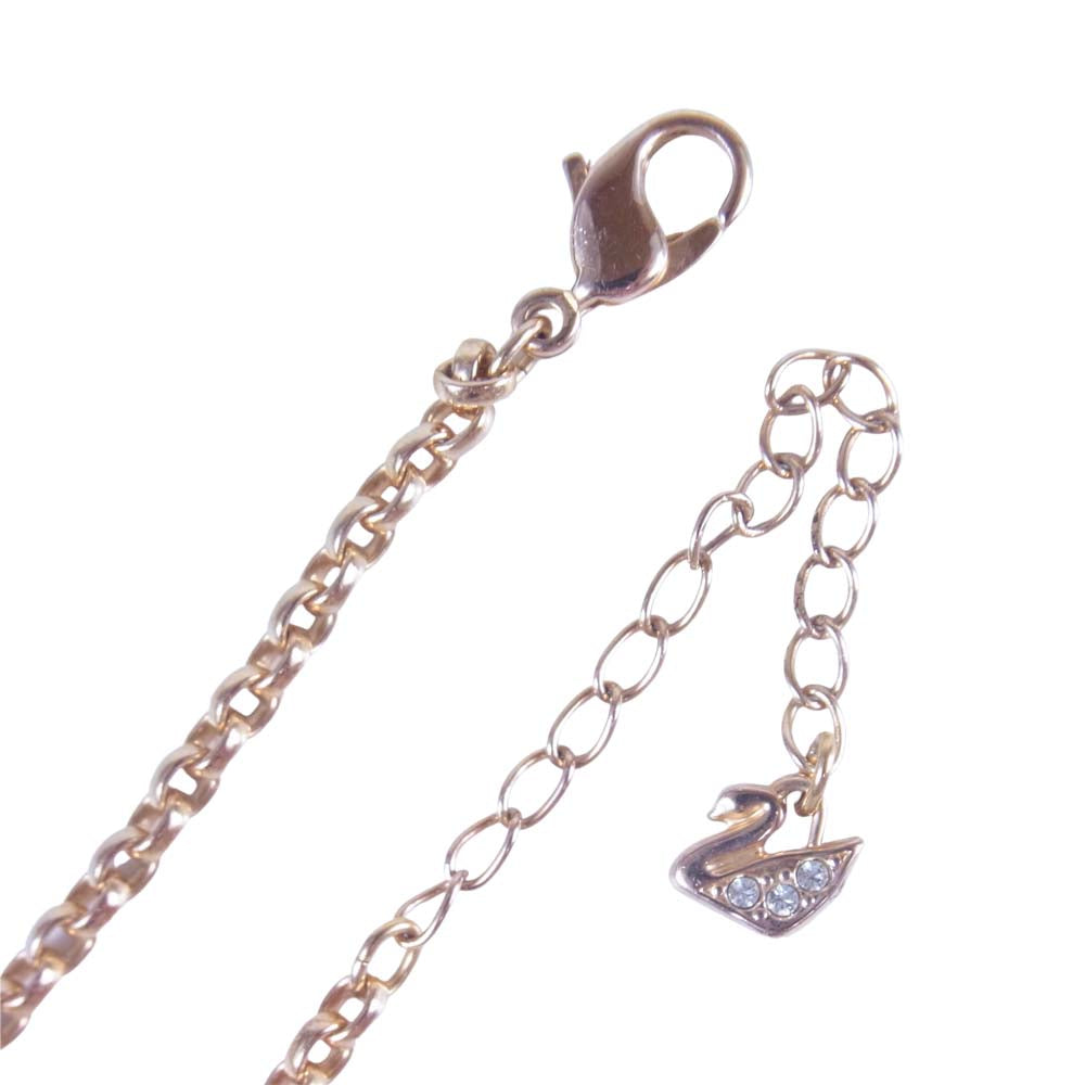 スワロフスキー ナンバー ネックレス 0 チャーム ナンバーネックレス ゴールド系【中古】