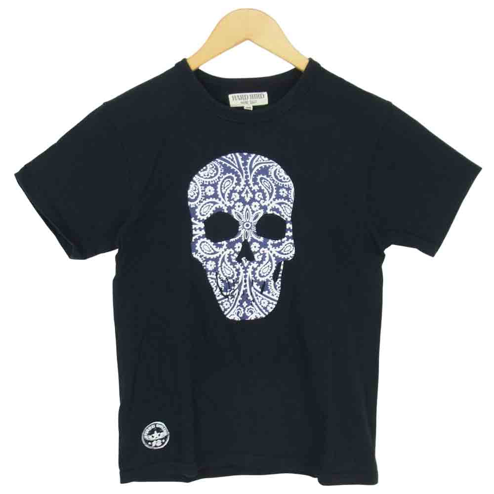THE FLAT HEAD ザフラットヘッド HARD BIRD ハードバード スカルプリント S/S Tee ブラック系 38【中古】