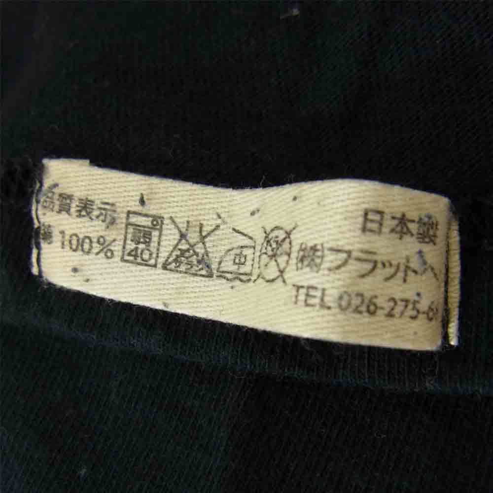 THE FLAT HEAD ザフラットヘッド HARD BIRD ハードバード スカルプリント S/S Tee ブラック系 38【中古】