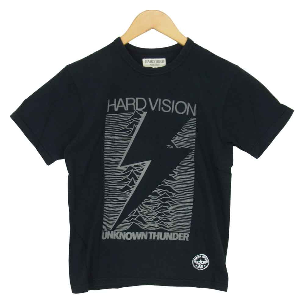 THE FLAT HEAD ザフラットヘッド HARD BIRD ハードバード プリント S/S Tee ブラック系 38【中古】
