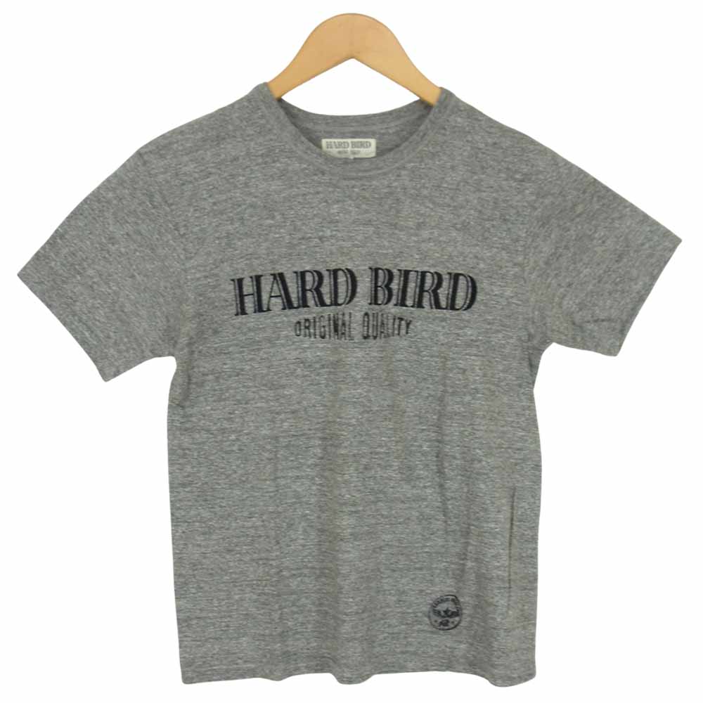 THE FLAT HEAD ザフラットヘッド HARD BIRD ハードバード フロッキープリント S/S Tee グレー系 38【中古】