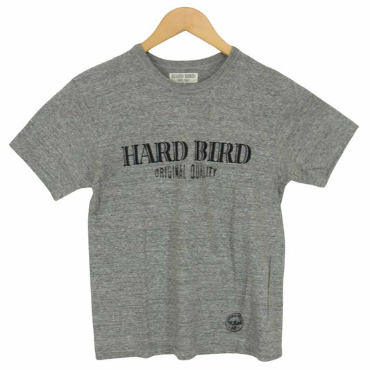 THE FLAT HEAD ザフラットヘッド HARD BIRD ハードバード フロッキープリント S/S Tee グレー系 38【中古】