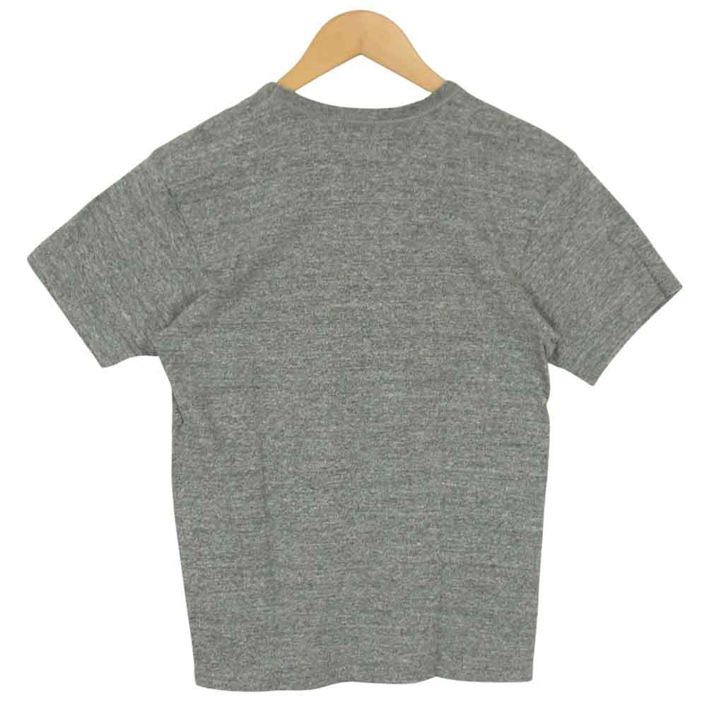 THE FLAT HEAD ザフラットヘッド HARD BIRD ハードバード フロッキープリント S/S Tee グレー系 38【中古】