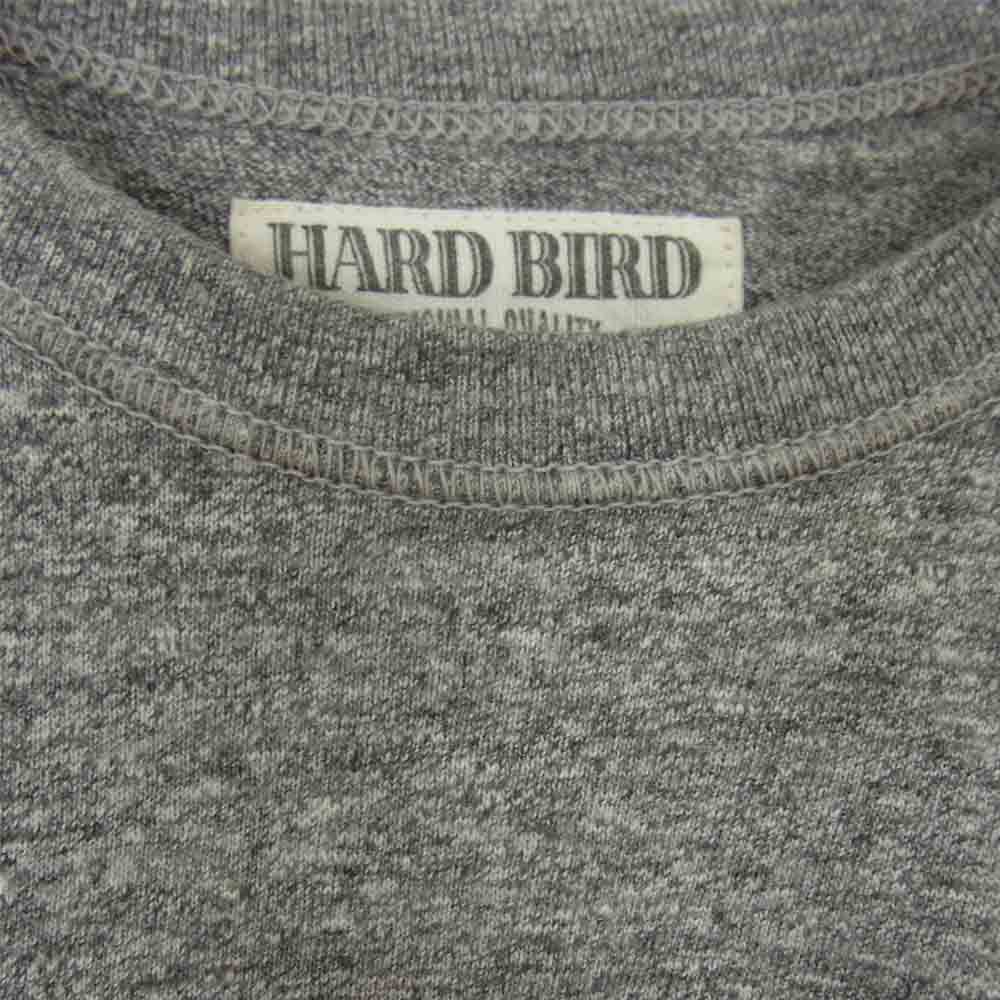 THE FLAT HEAD ザフラットヘッド HARD BIRD ハードバード フロッキープリント S/S Tee グレー系 38【中古】