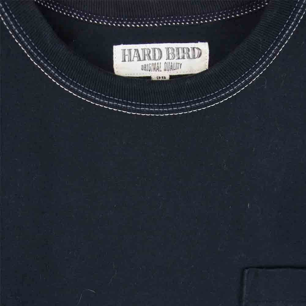 THE FLAT HEAD ザフラットヘッド HARD BIRD ハードバード ポケット S/S Tee 半袖 Tシャツ ブラック系 38【中古】