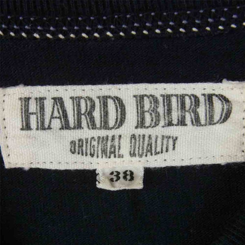 THE FLAT HEAD ザフラットヘッド HARD BIRD ハードバード ポケット S/S Tee 半袖 Tシャツ ブラック系 38【中古】