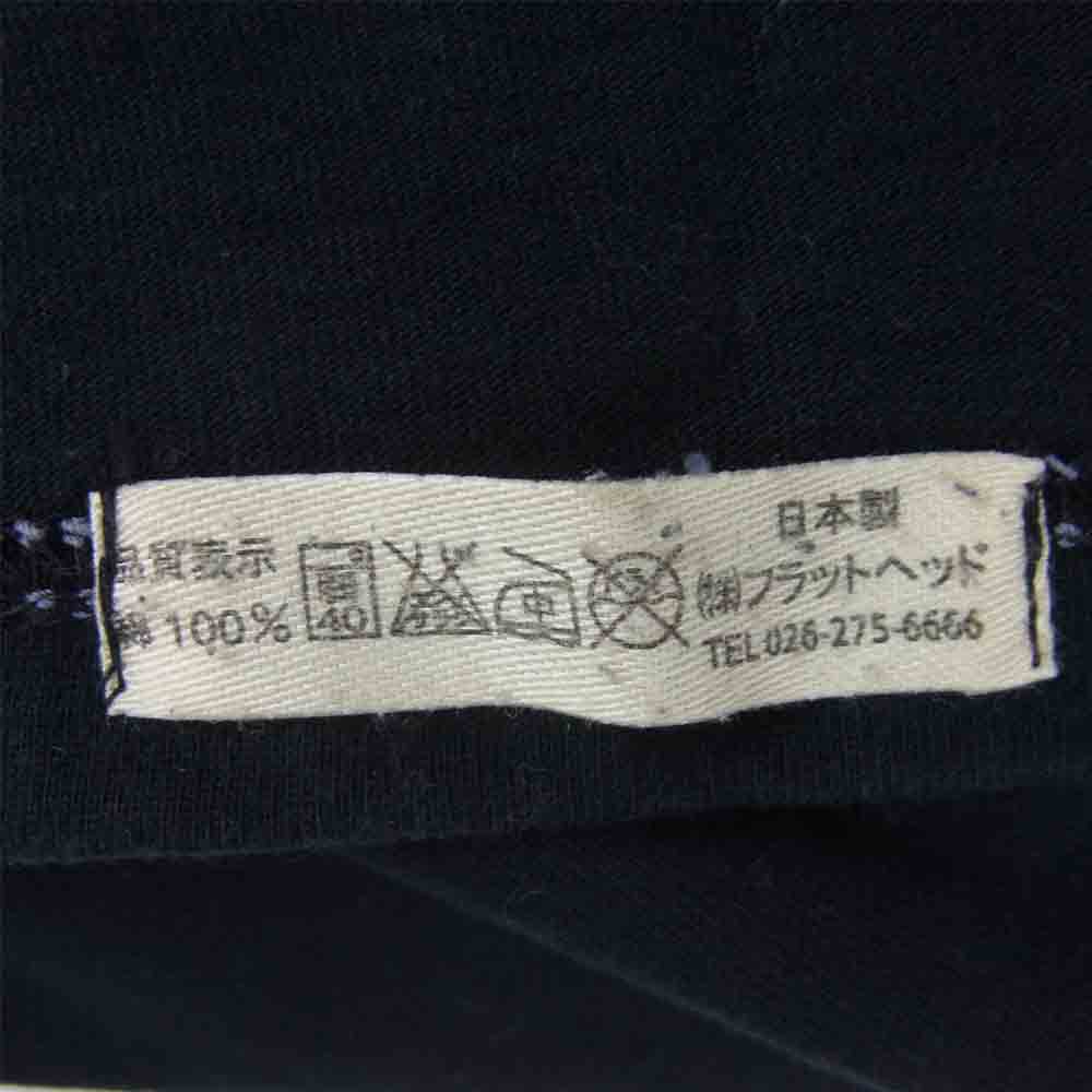 THE FLAT HEAD ザフラットヘッド HARD BIRD ハードバード ポケット S/S Tee 半袖 Tシャツ ブラック系 38【中古】