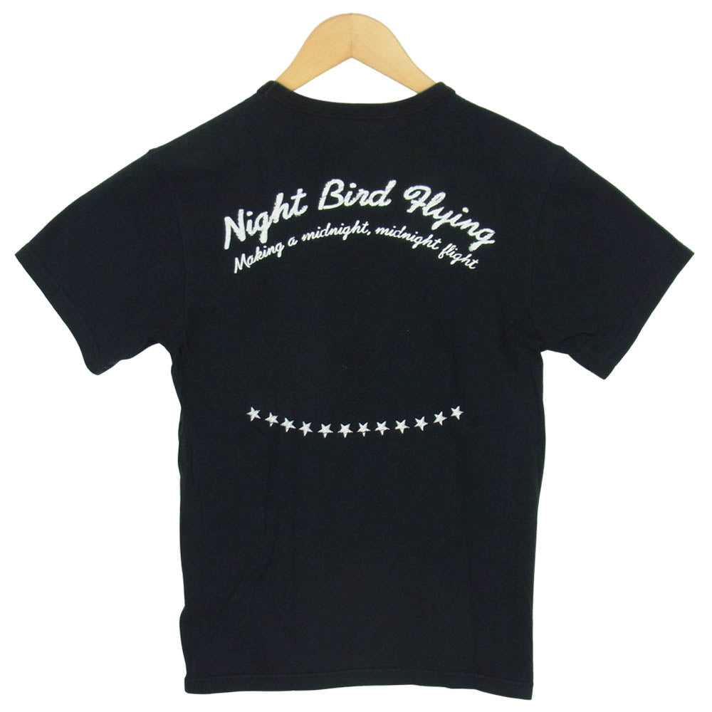 THE FLAT HEAD ザフラットヘッド HARD BIRD ハードバード ポケット S/S Tee ブラック系 38【中古】