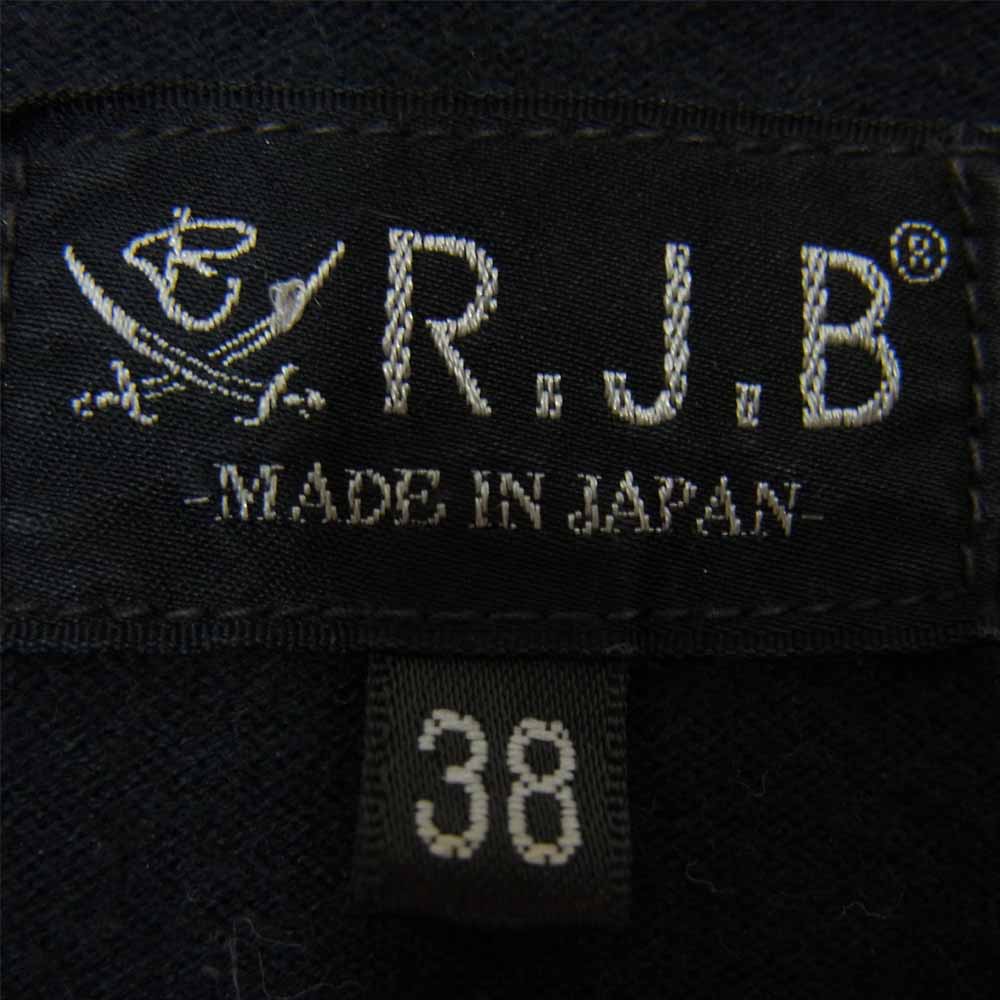 THE FLAT HEAD ザフラットヘッド RJB V ネック ロングスリーブ Tシャツ ブラック系 38【中古】