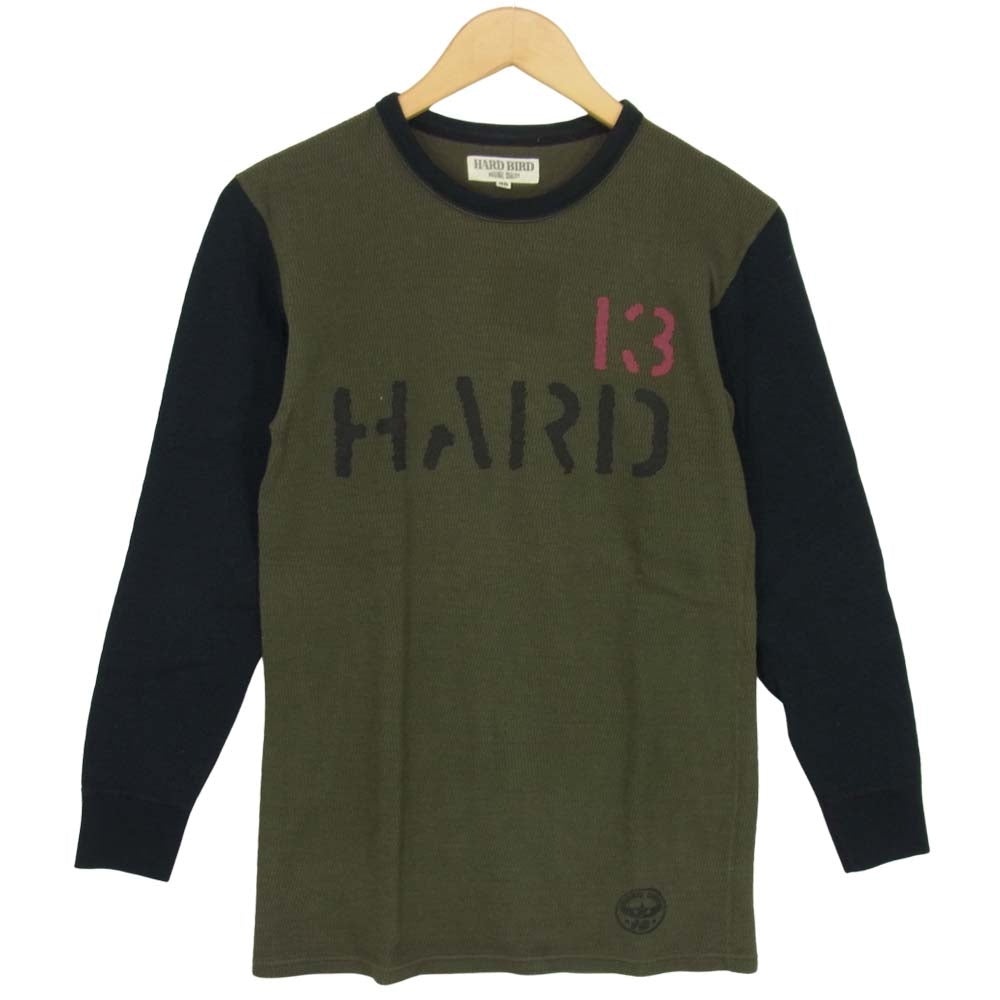 THE FLAT HEAD ザフラットヘッド HARD BIRD ハードバード サーマル プリント L/S Tee グリーン系 38【中古】